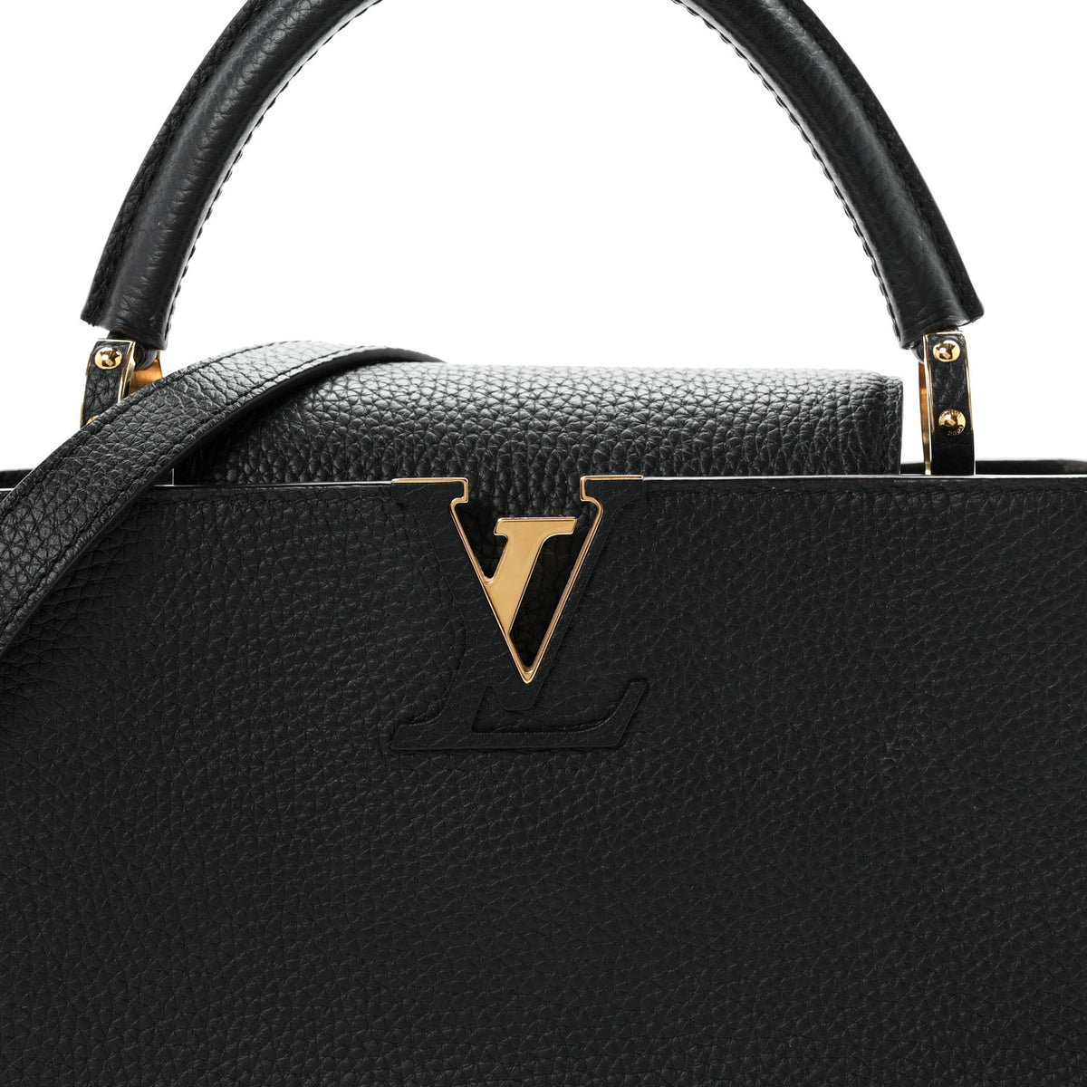 Taurillon Capucines PM Black