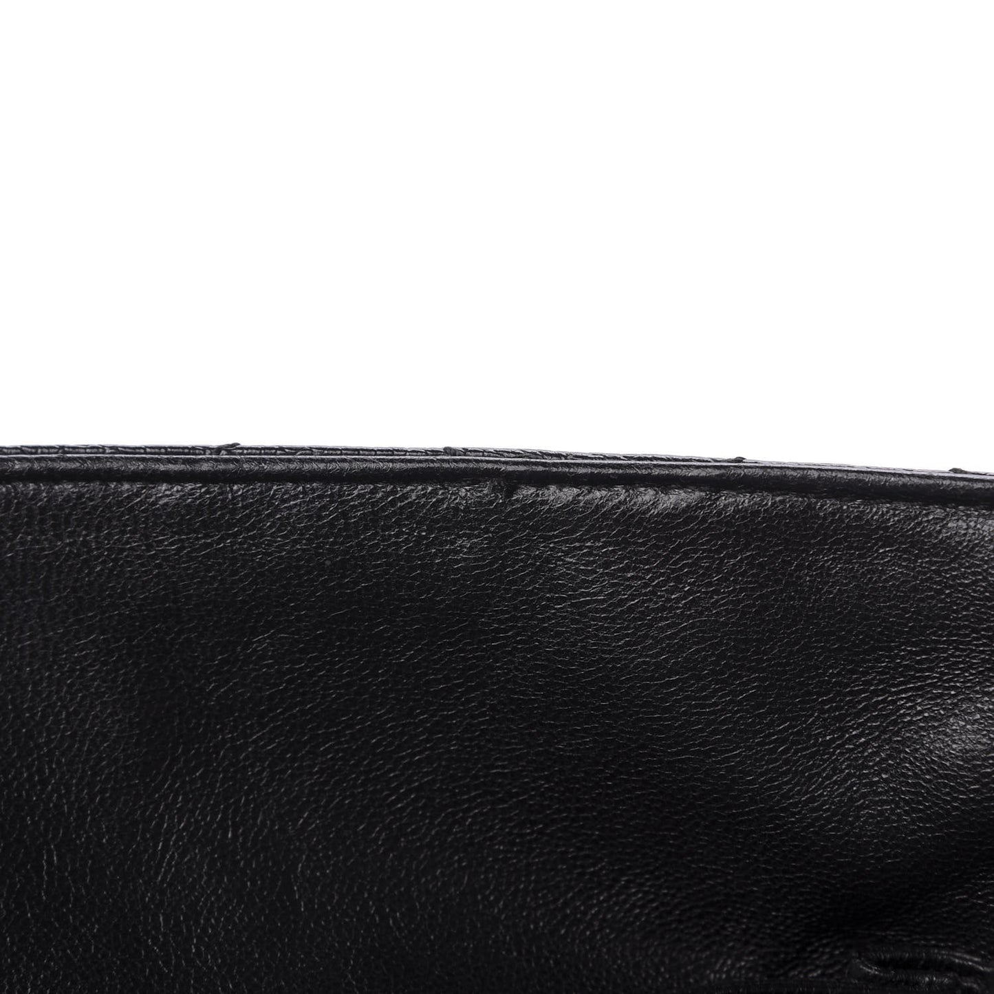 Caviar Quilted Single Flap Black