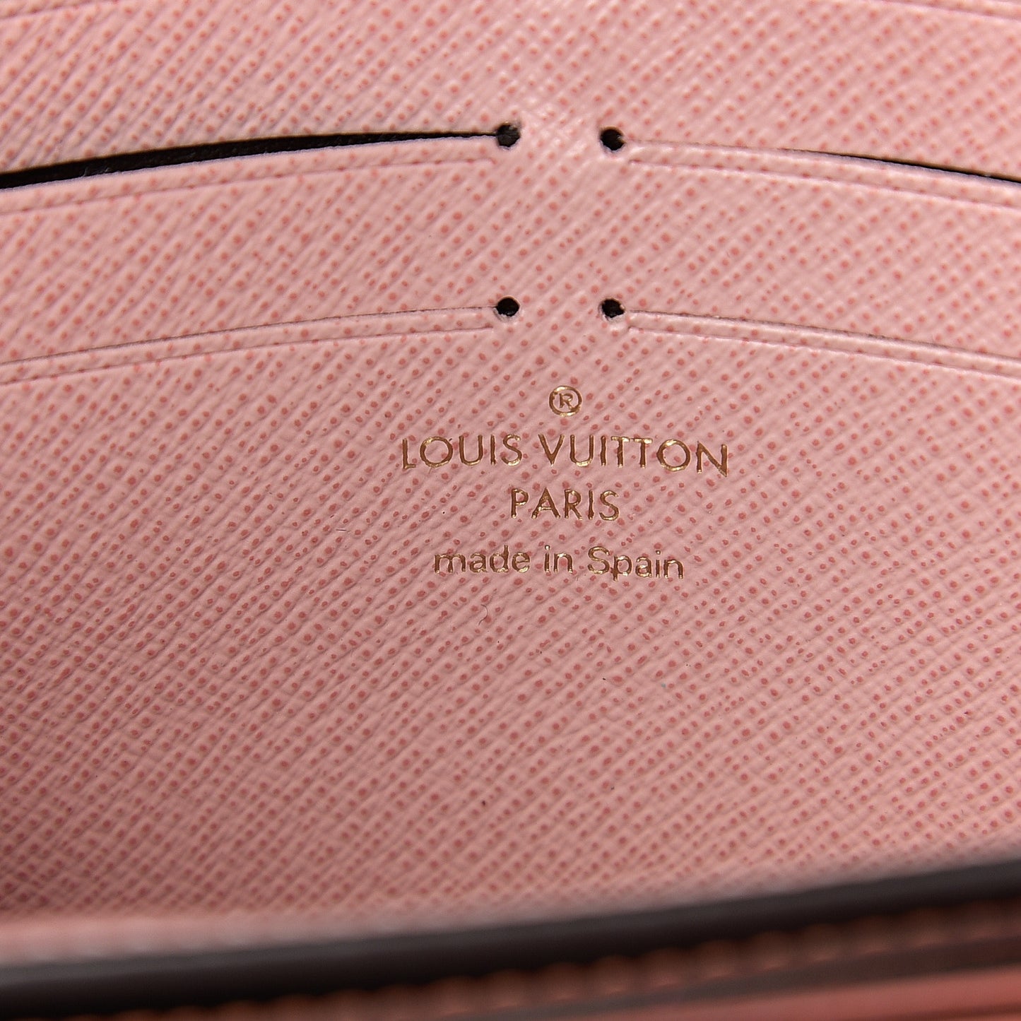 Monogram Jeanne Wallet Rose Ballerine