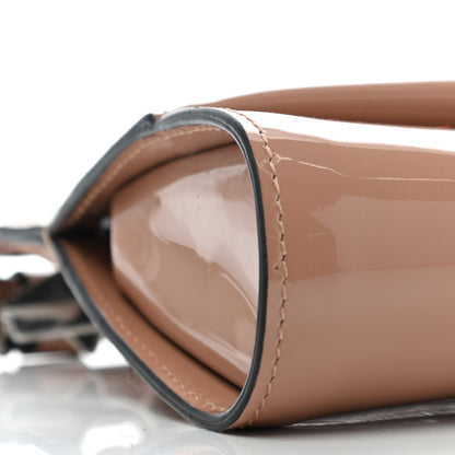 Christian Louboutin Patent Loubi Twist Zip Clutch Bag Nude 4 of 8