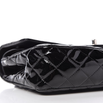 Chanel Patent Quilted Medium Double Flap Black 6 of 11
