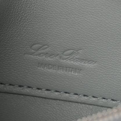 Loro Piana Grained Calfskin Extra Pocket Mini Pouch Minty Breeze 6 of 11