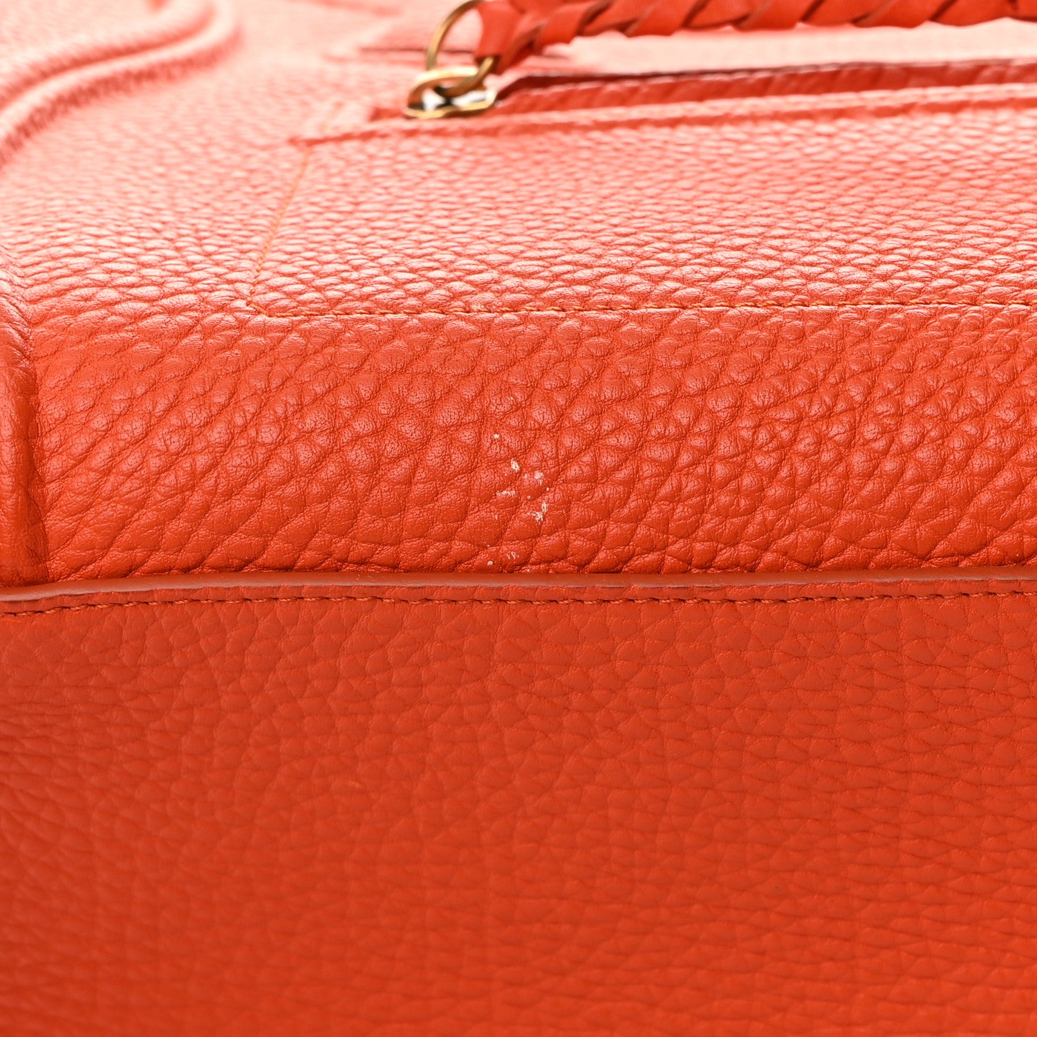 Celine Grained Calfskin Medium Phantom Luggage Burnt Orange 12 of 15