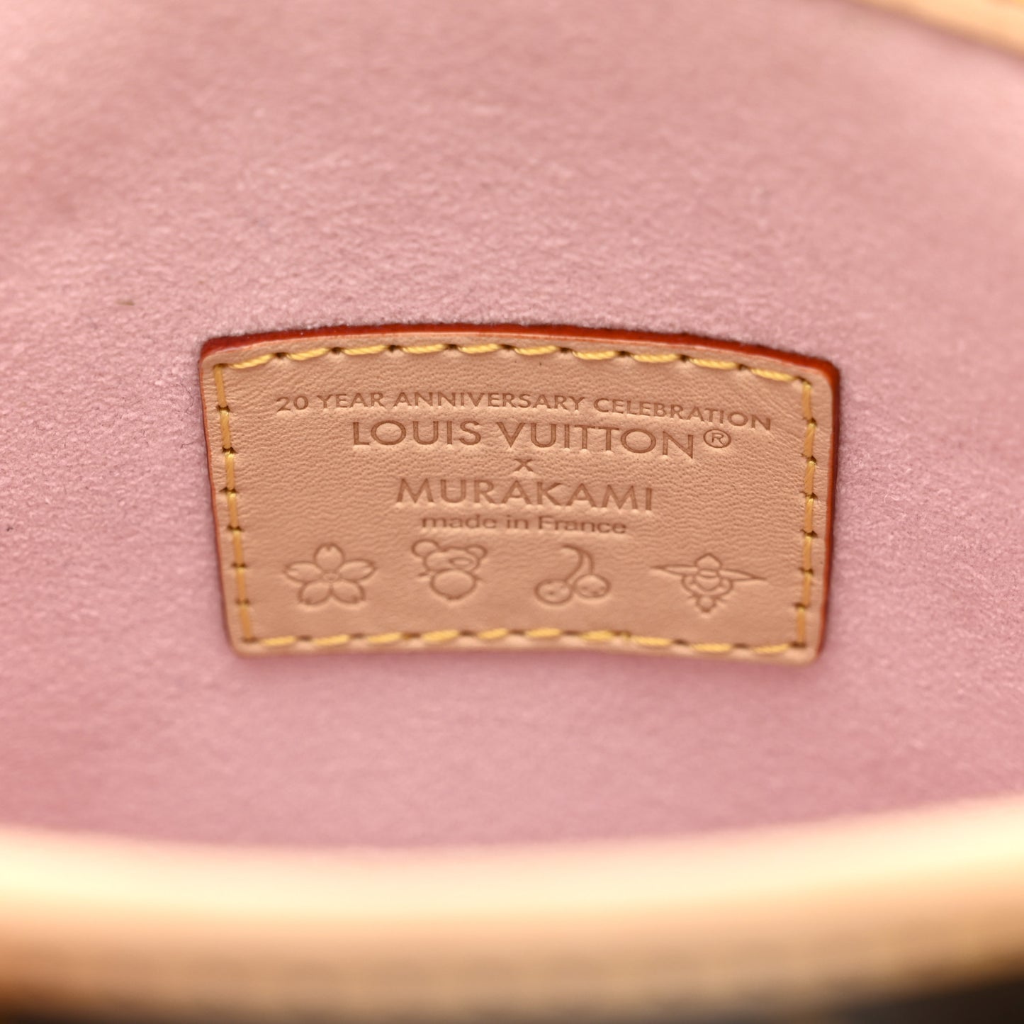 LV X TM Monogram Cherry Blossom Nano Bucket Sakura Brown