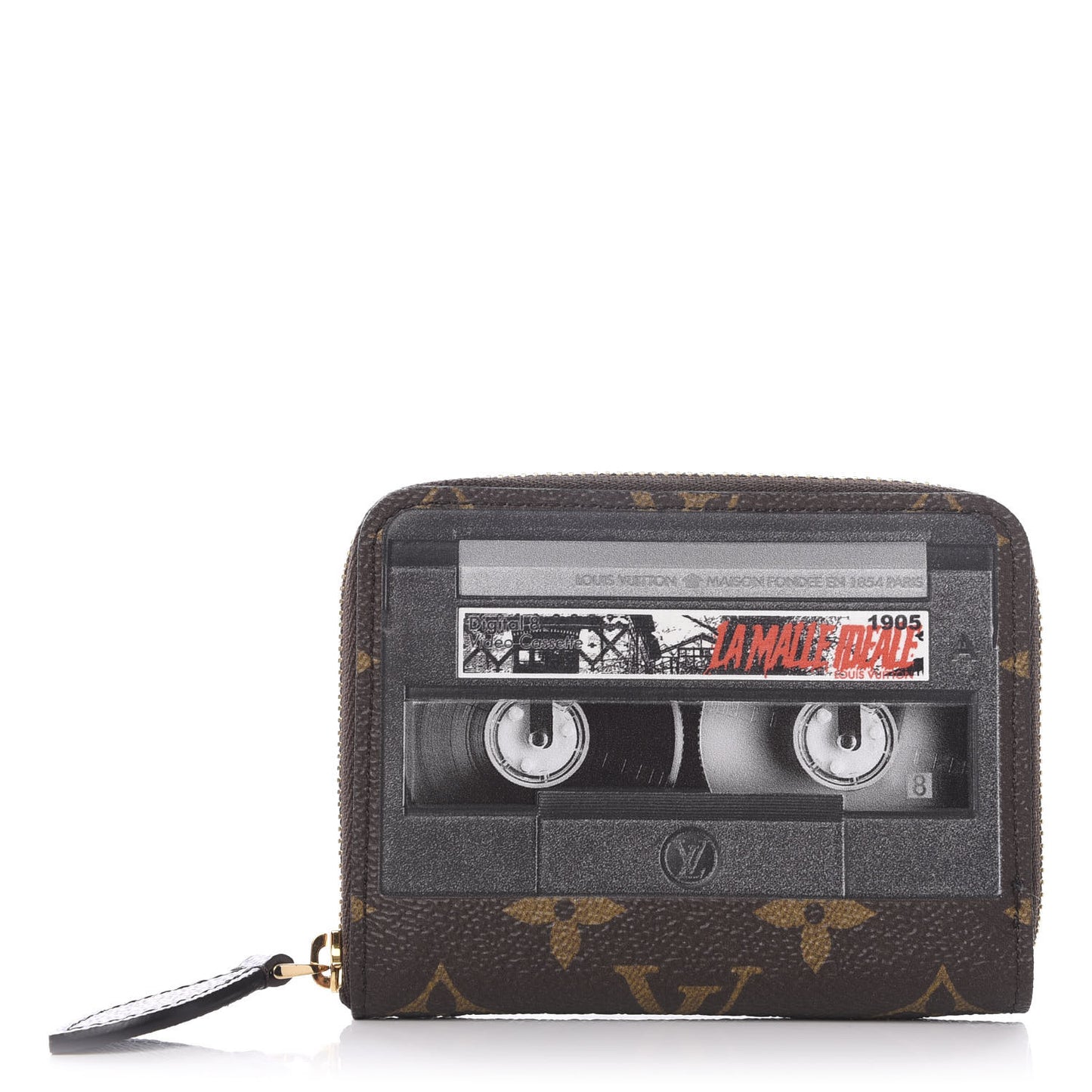 Monogram Video Tape Zippy Coin Purse Wallet