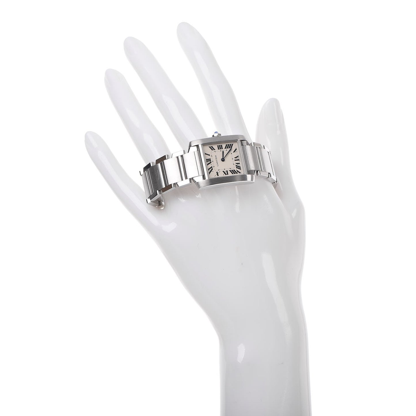 Stainless Steel 25mm Tank Francaise Quartz Watch