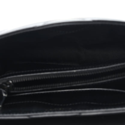 Saint Laurent Calfskin Y Quilted Monogram Monochrome Small Loulou Chain Satchel Black 5 of 12