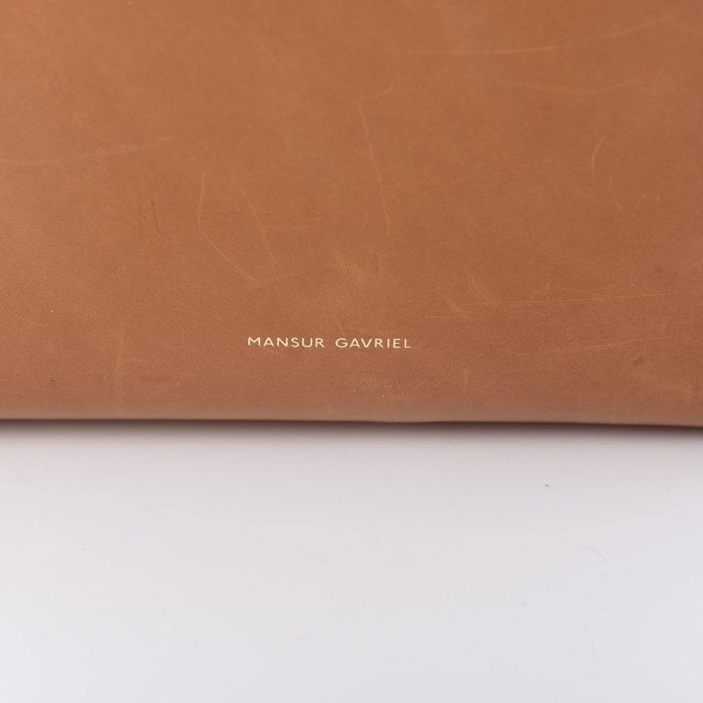 Vegetable Tanned Calfskin Bucket Bag Cammello Rosa