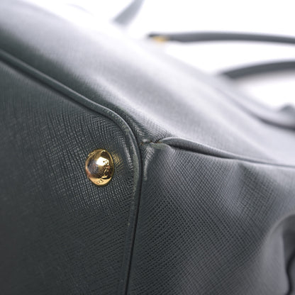 Prada Saffiano Medium Galleria Double Zip Tote Smeraldo 16 of 16