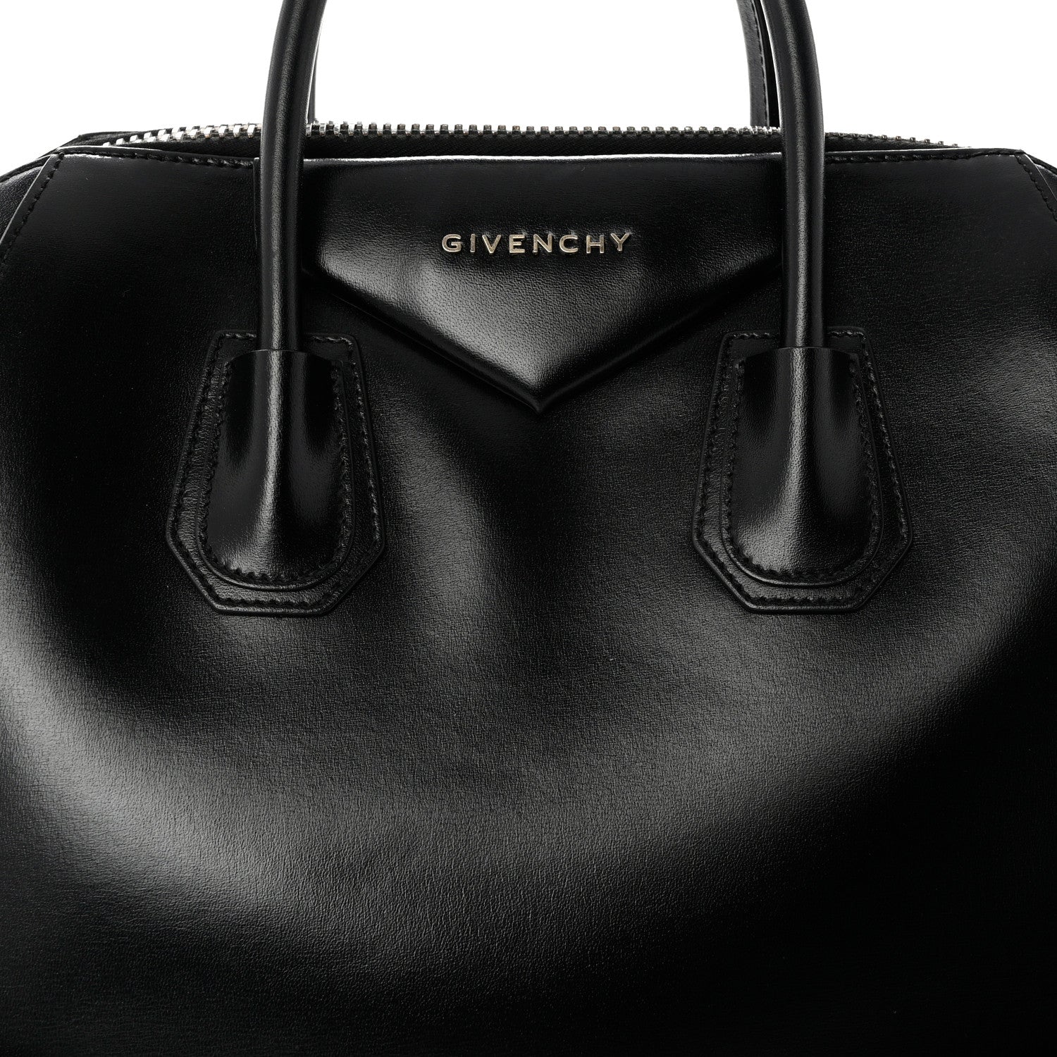 Givenchy Shiny Lord Calfskin Medium Antigona Black 8 of 10
