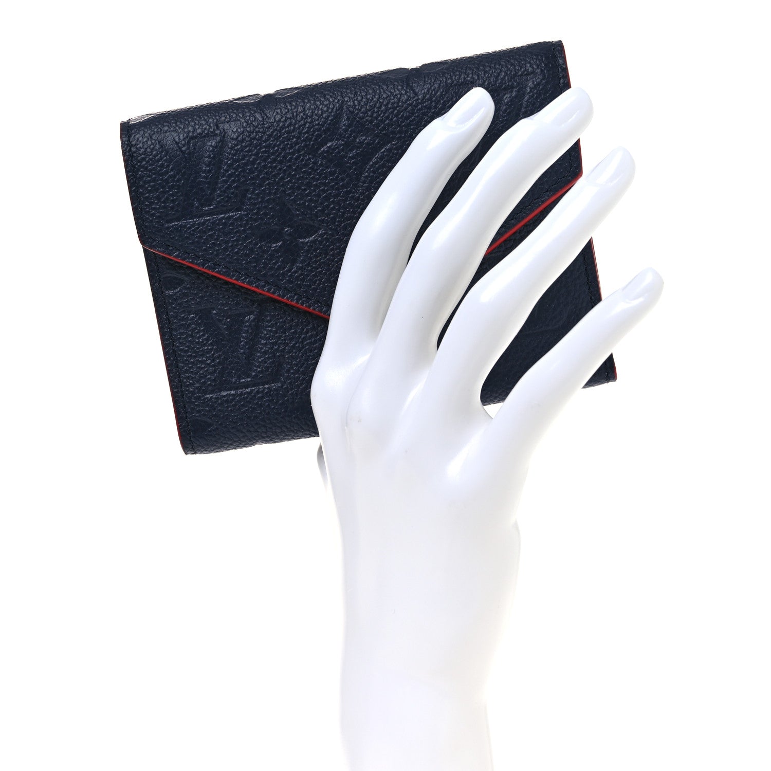 Louis Vuitton Empreinte Victorine Wallet Marine Rouge 2 of 8