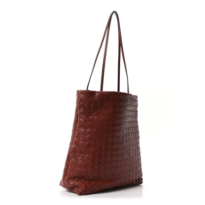 The Row Calfskin Lilou Woven Bag Pecan 3 of 9