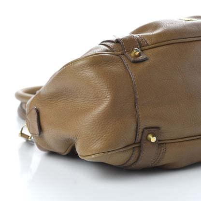 Burberry Pebbled Calfskin Small Ashbury Satchel Brown 6 of 11