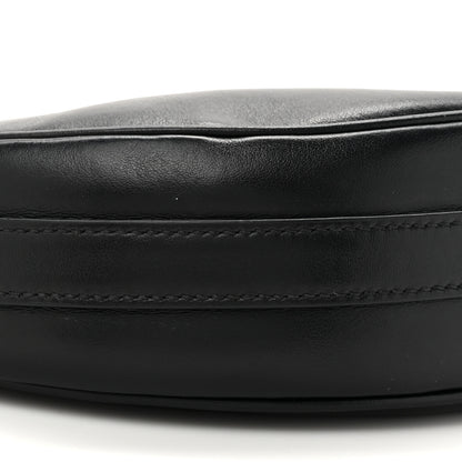Prada Soft Calfskin Arque Shoulder Bag Black 9 of 10