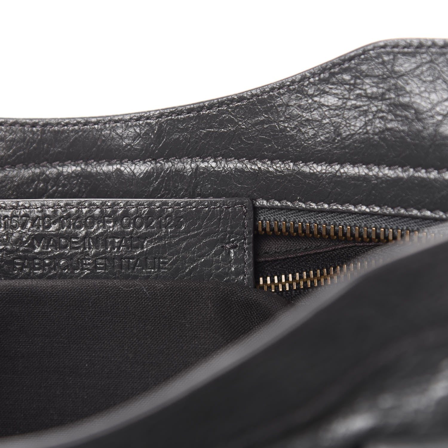 Balenciaga Agneau Classic Hardware City Gris Fossile 9 of 10