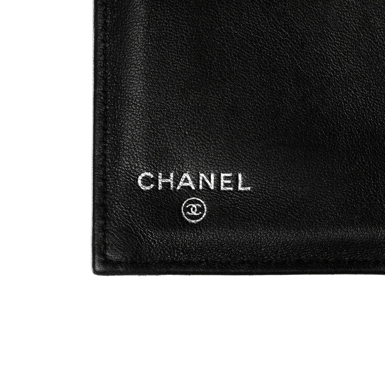 Chanel Lambskin Quilted Large Flap Wallet Black 4 of 10