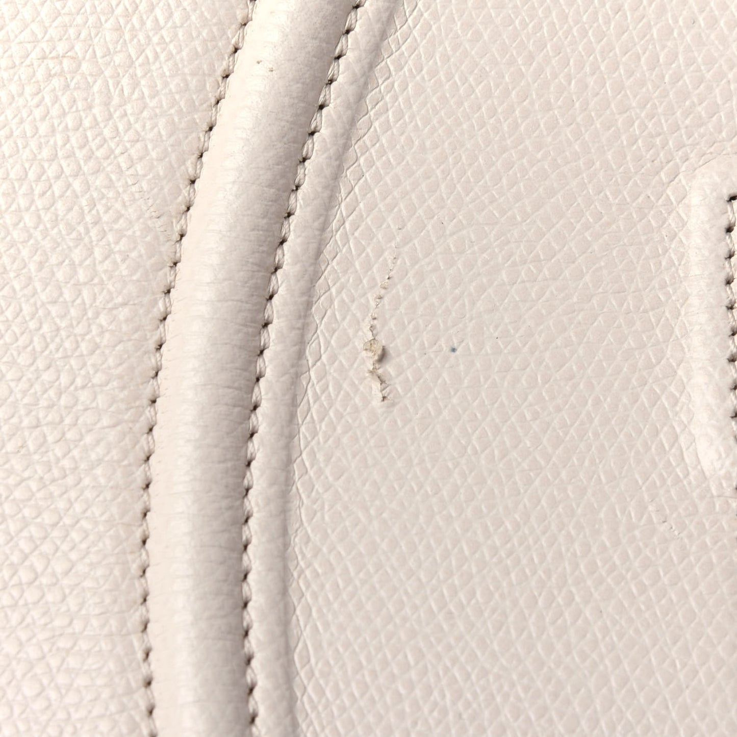 Grained Calfskin Medium Phantom Luggage Cream