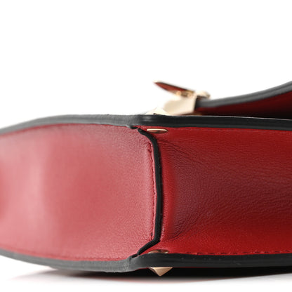 Valentino Garavani Vitello Rockstud Mini Top Handle Bag Red 9 of 9