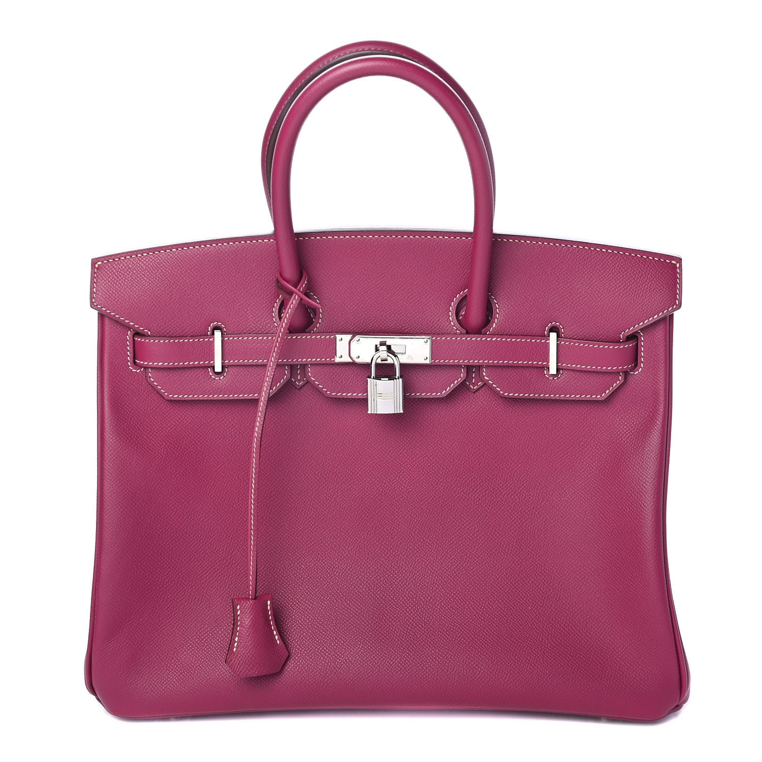 Hermes Epsom Candy Birkin 35 Tosca Rose Tyrien 1 of 9