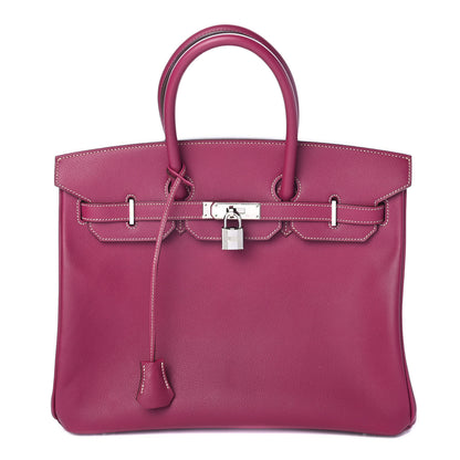 Hermes Epsom Candy Birkin 35 Tosca Rose Tyrien 1 of 9