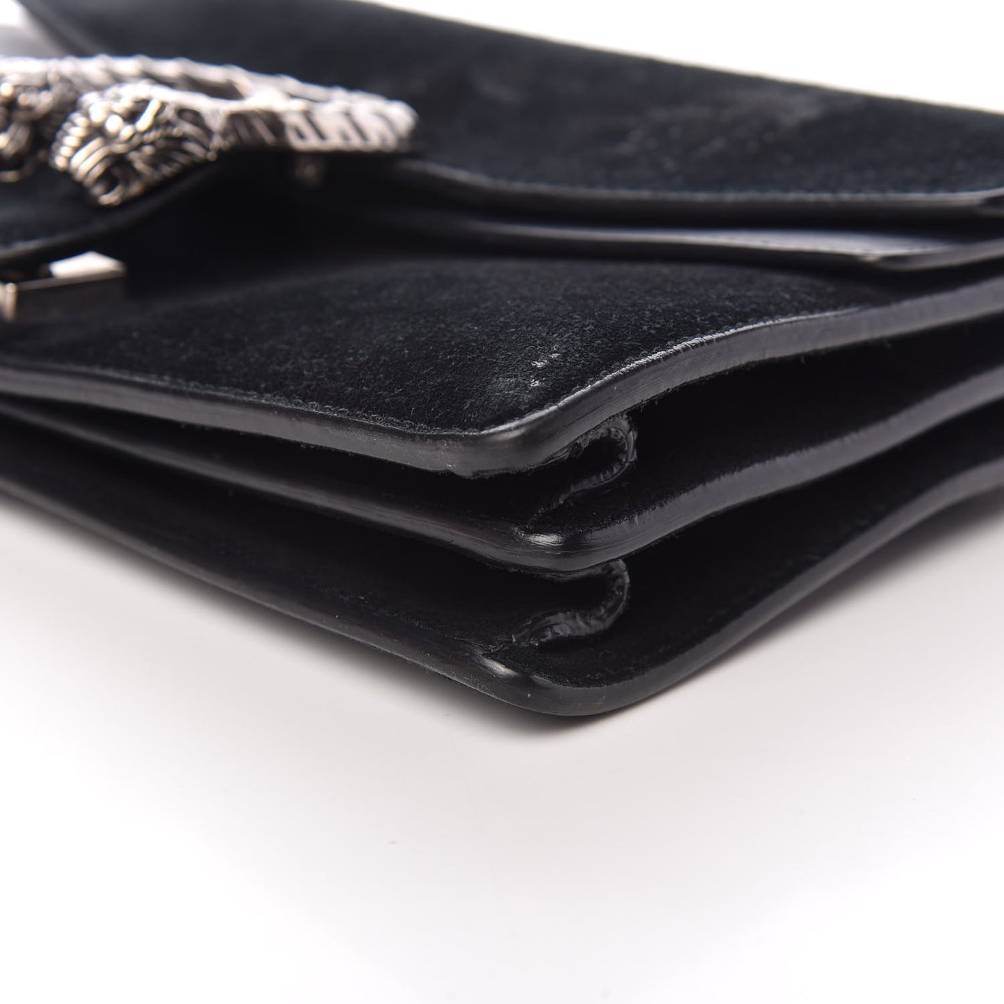 Suede Small Dionysus Shoulder Bag Black