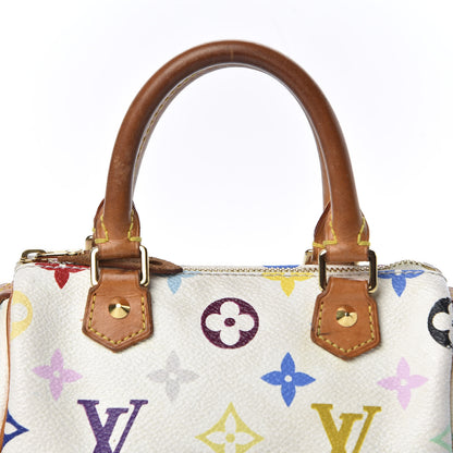 Louis Vuitton Monogram Multicolor Mini Sac HL Speedy White 7 of 7