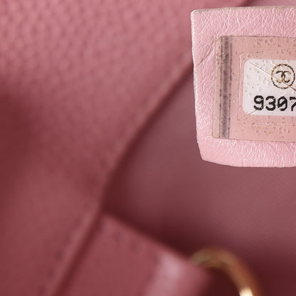 Chanel Caviar Quilted Petit Shopping Tote PST Pink 8 of 10