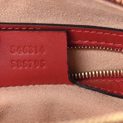 Gucci GG Supreme Monogram Blooms Small Boston Beige Blue Navy Hibiscus Red 9 of 9