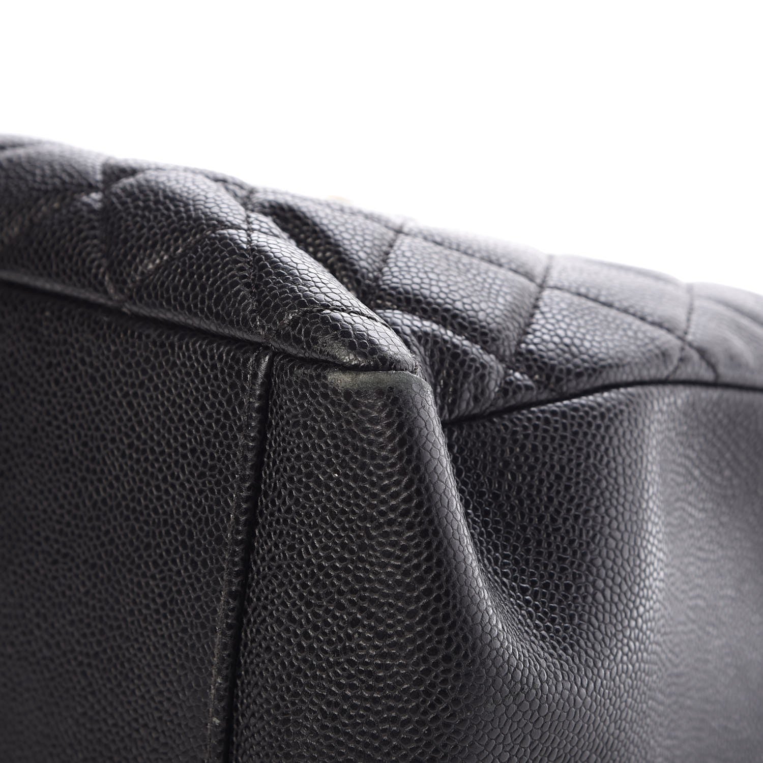 Chanel Caviar Quilted Grand Shopping Tote GST Black 13 of 14