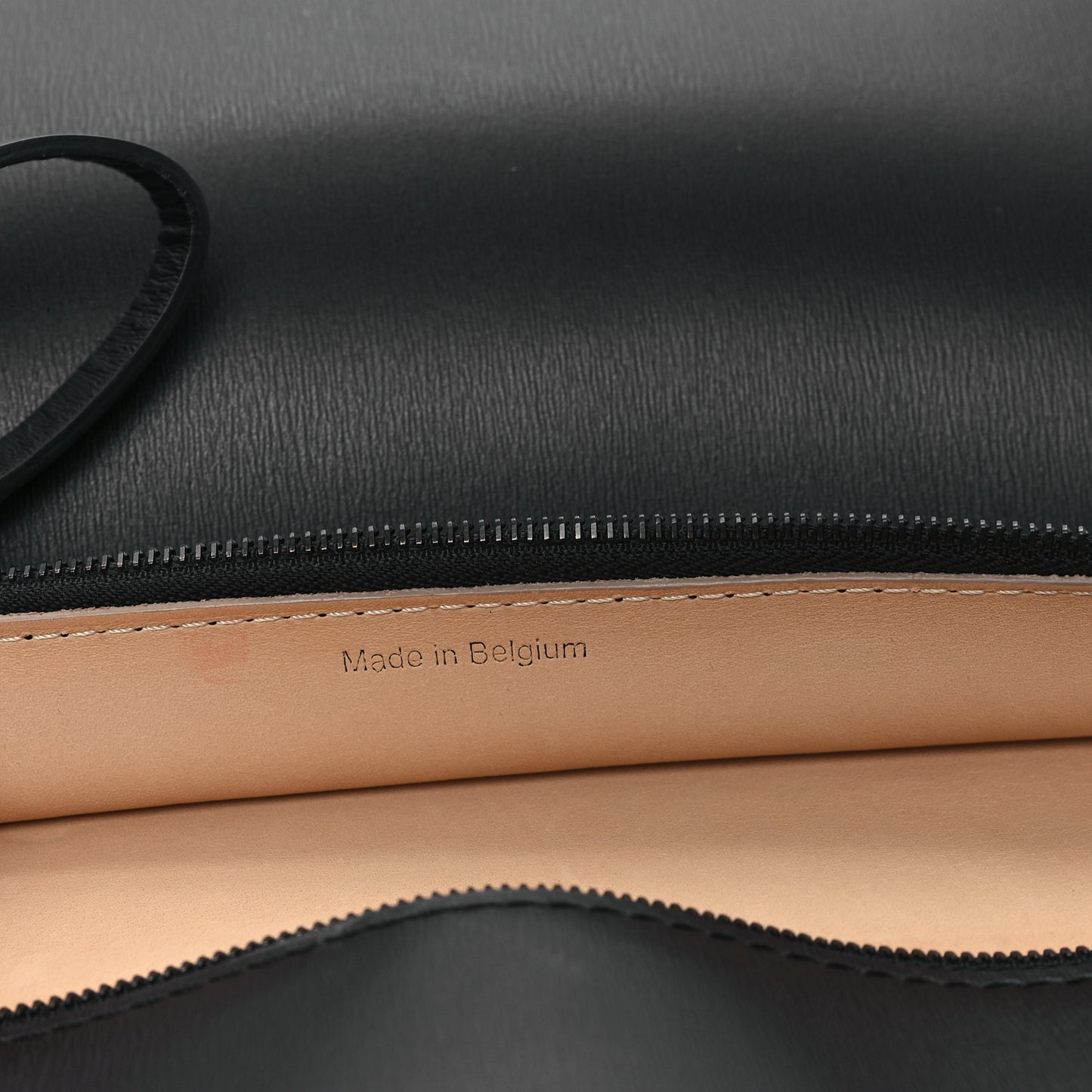 Box Calfskin Double Je Clutch Black