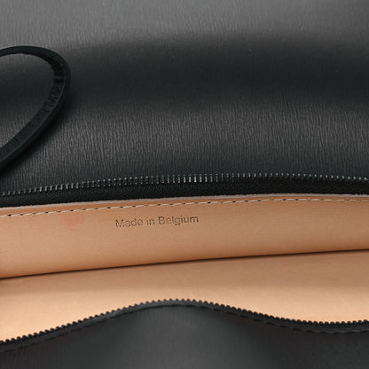 Delvaux Box Calfskin Double Je Clutch Black 9 of 11