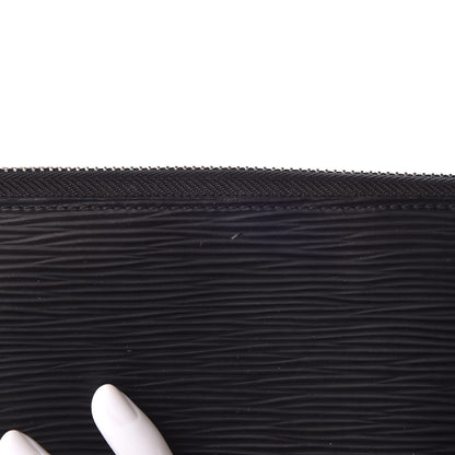Louis Vuitton Epi Zippy Organizer Wallet Black 9 of 10