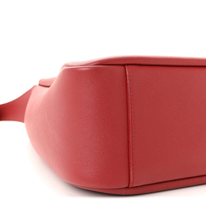 Saint Laurent Smooth Calfskin Small Le 5 A 7 Soft Hobo Red Danger 8 of 9