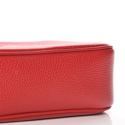 Gucci Pebbled Calfskin Small Soho Disco Bag Tabasco Red 10 of 10