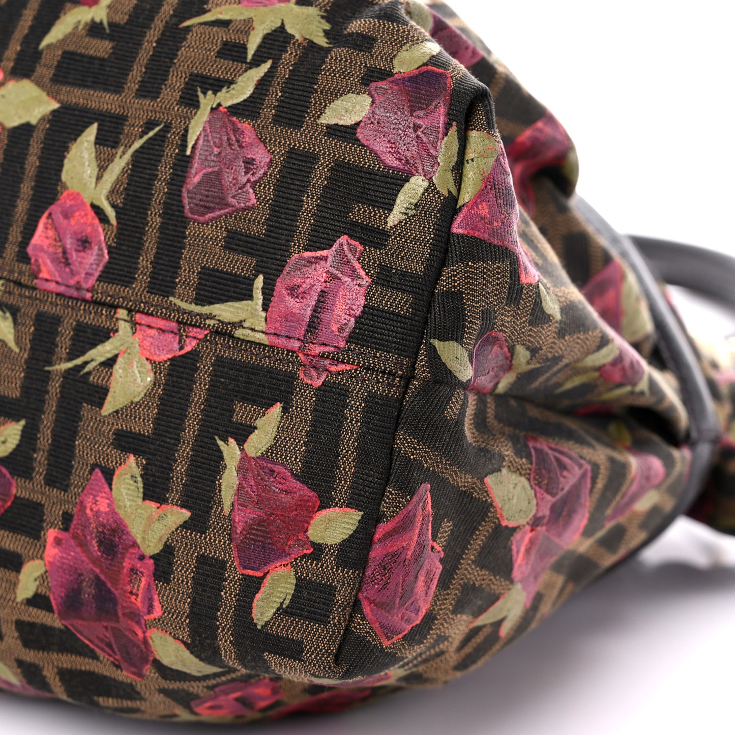 Zucca Rose Large Chef Shopper Tote Tobacco