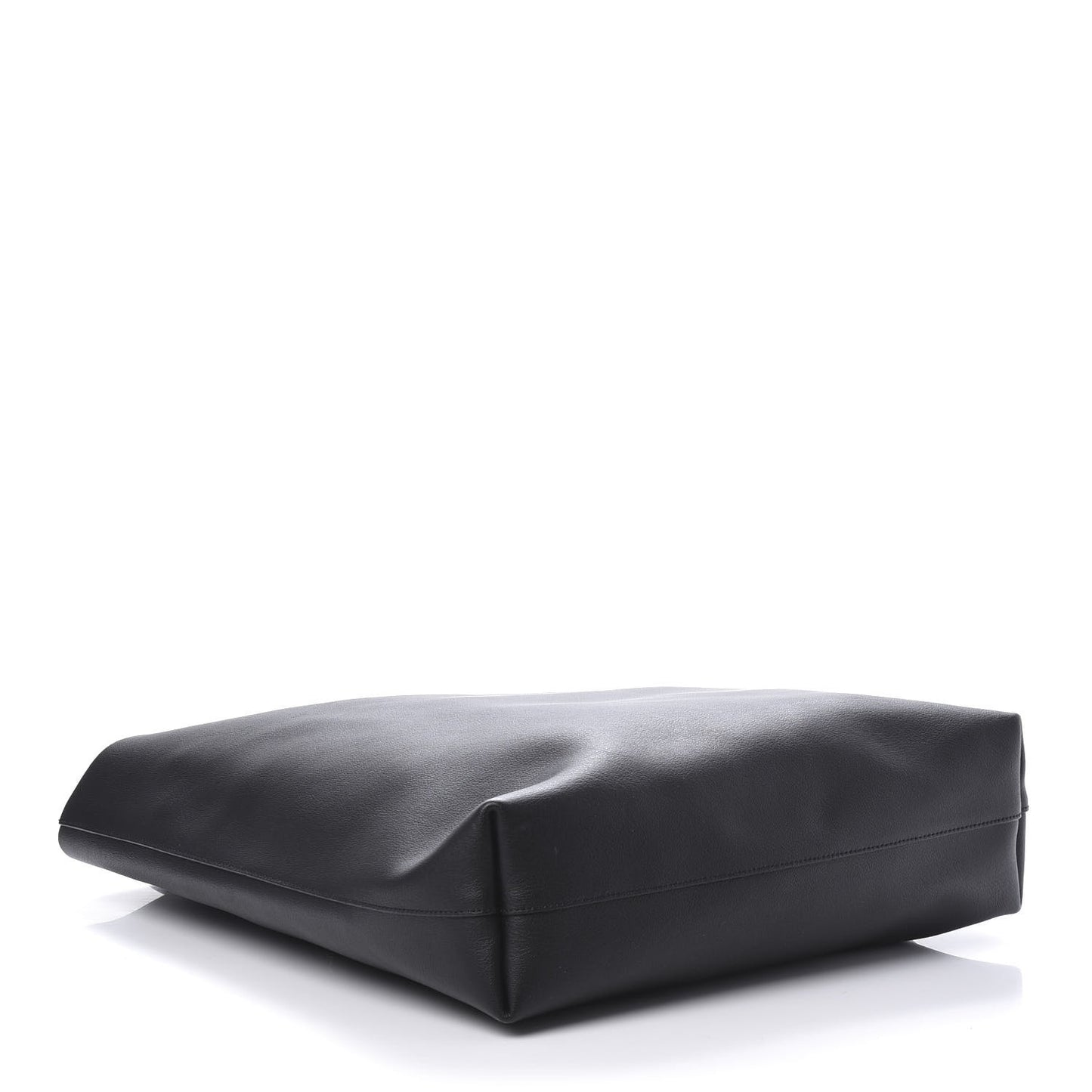 Calfskin Medium Shopping Tote Black
