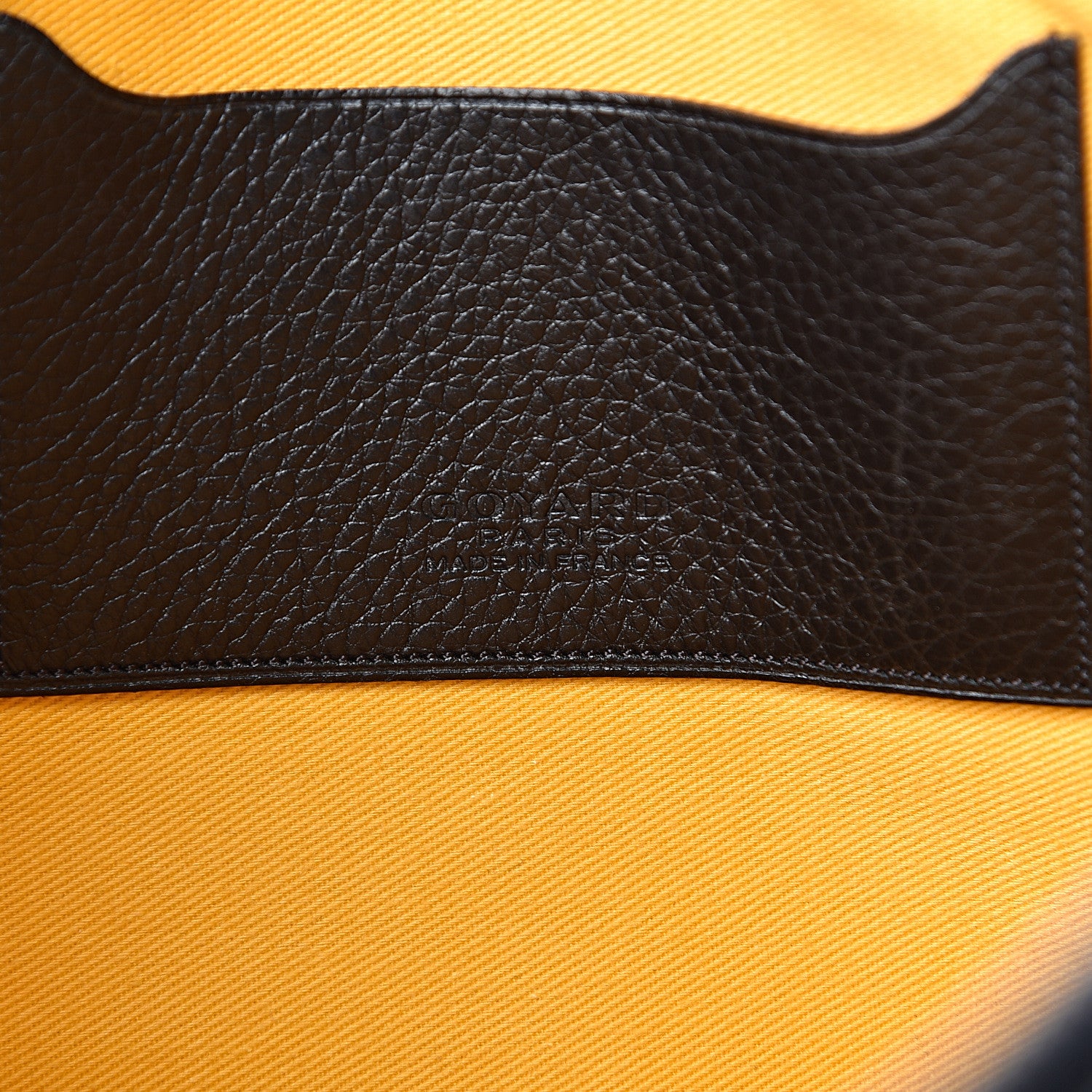 Goyard Goyardine Senat Pochette MM Black 6 of 8