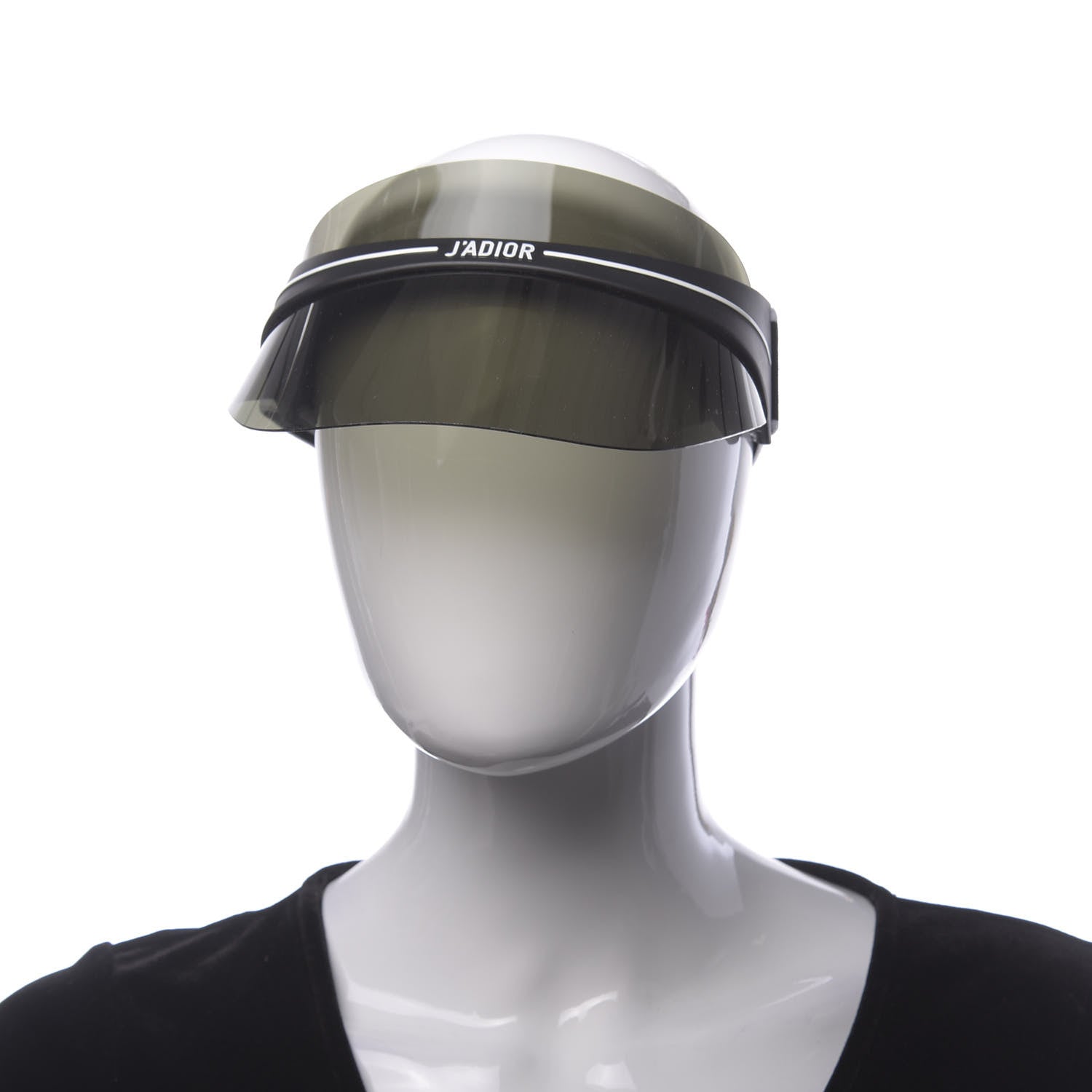 Christian Dior Mirrored DiorClub1 Sun Visor Black 2 of 8