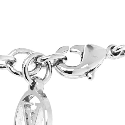Louis Vuitton Metal Essential V Supple Necklace Silver 4 of 6