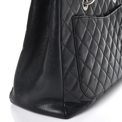 Chanel Caviar Quilted Grand Shopping Tote GST Black 9 of 14