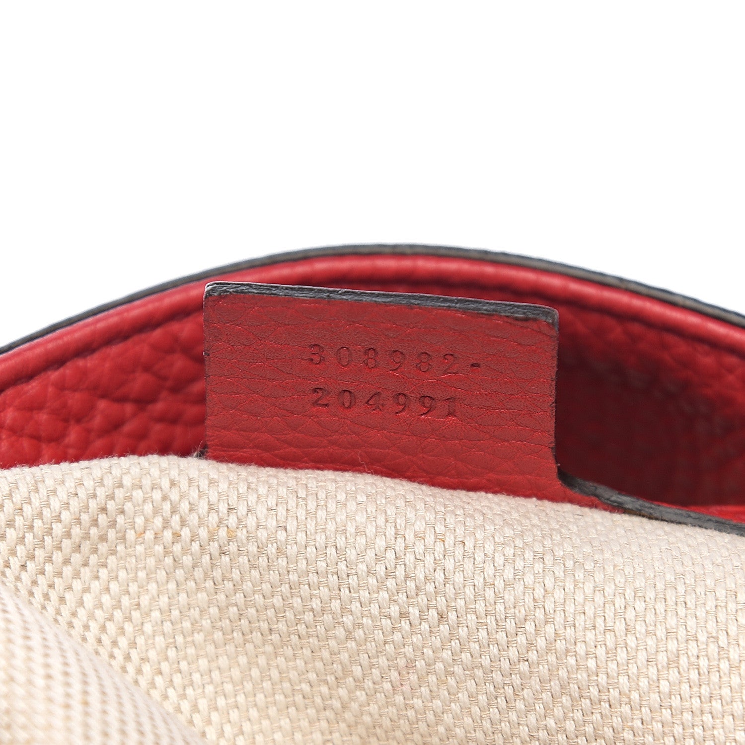 Gucci Pebbled Calfskin Medium Soho Chain Shoulder Bag Tabasco Red 6 of 9