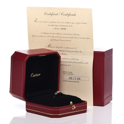 Cartier 18K Yellow Gold 3.5mm LOVE Wedding Band Ring 48 4.5 5 of 5