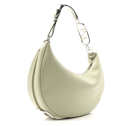 Fendi Vitello Grace Matte Medium Fendigraphy Hobo Bag Green Tea 3 of 11