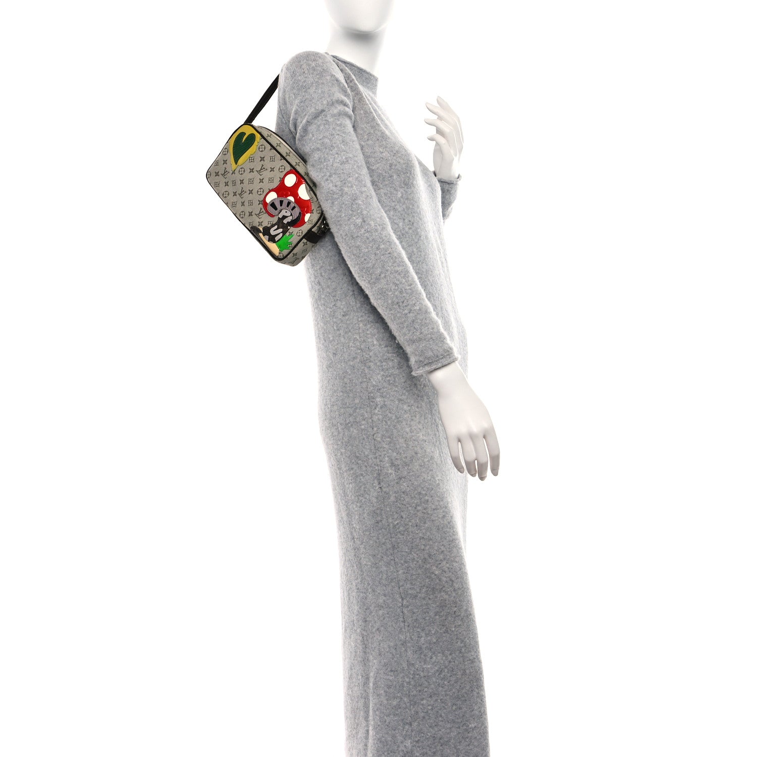 Louis Vuitton Mini Monogram Conte de Fees Mushroom Pochette Kaki 3 of 9