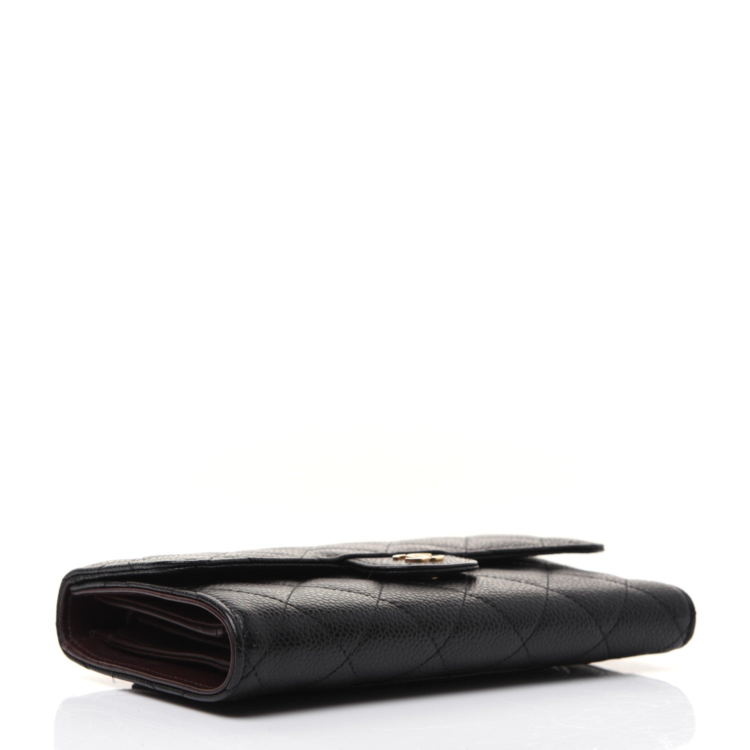 Chanel Caviar Quilted Large Flap Wallet Black 4 of 14