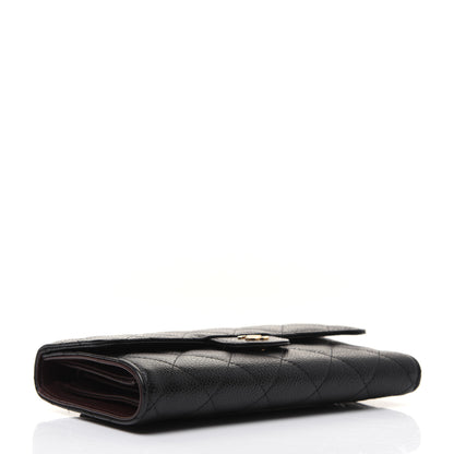 Chanel Caviar Quilted Large Flap Wallet Black 4 of 14