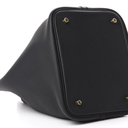 Hermes Taurillon Clemence Picotin Lock 22 MM Black 6 of 10