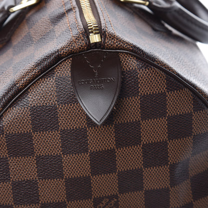 Louis Vuitton Damier Ebene Speedy 30 8 of 11