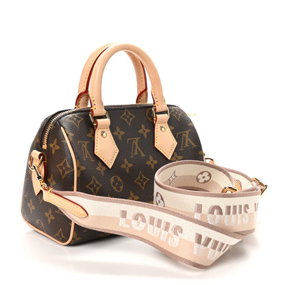 Louis Vuitton Monogram Speedy Bandouliere 20 Beige 3 of 10