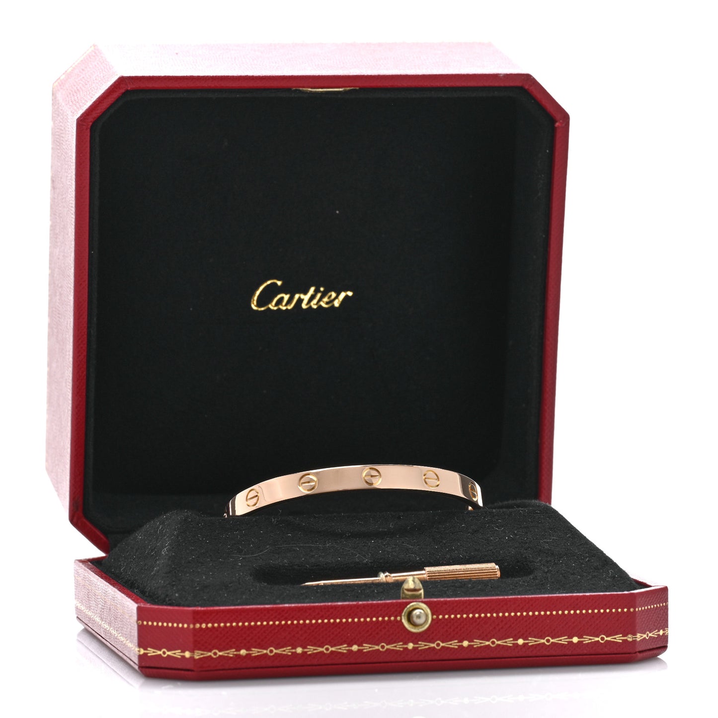18K Pink Gold LOVE Bracelet 17